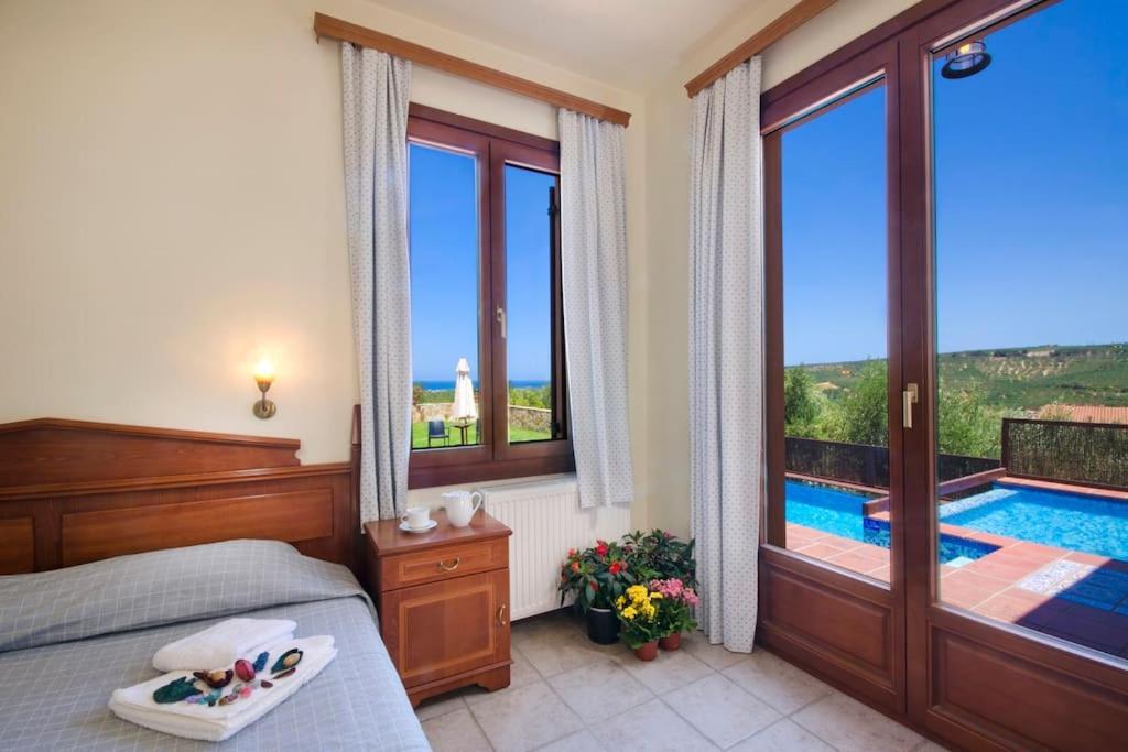 Villa Katerina With Eco Heated Pool Spilia  Ngoại thất bức ảnh